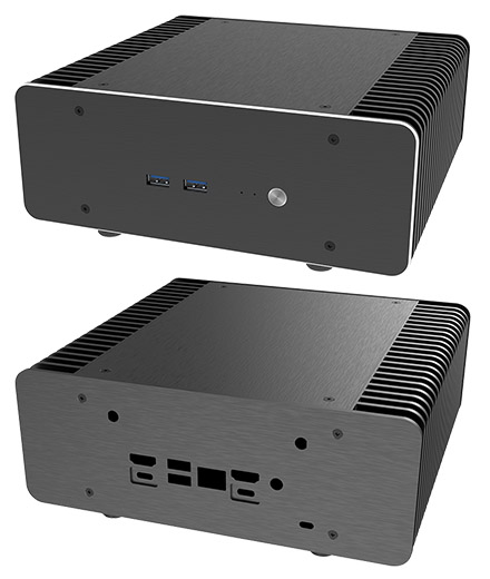 Akasa Maxwell RC Pro Encloure (for 14/15th Gen. ASUS NUC Mainboard) <b>[FANLESS]</b>