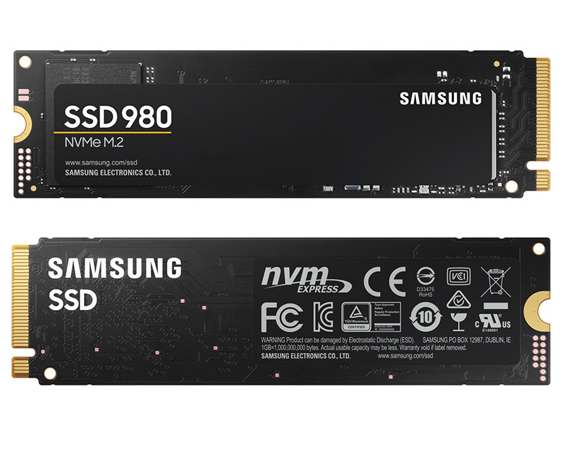 Samsung 980 SSD M.2 500GB (MZ-V8V500BW)